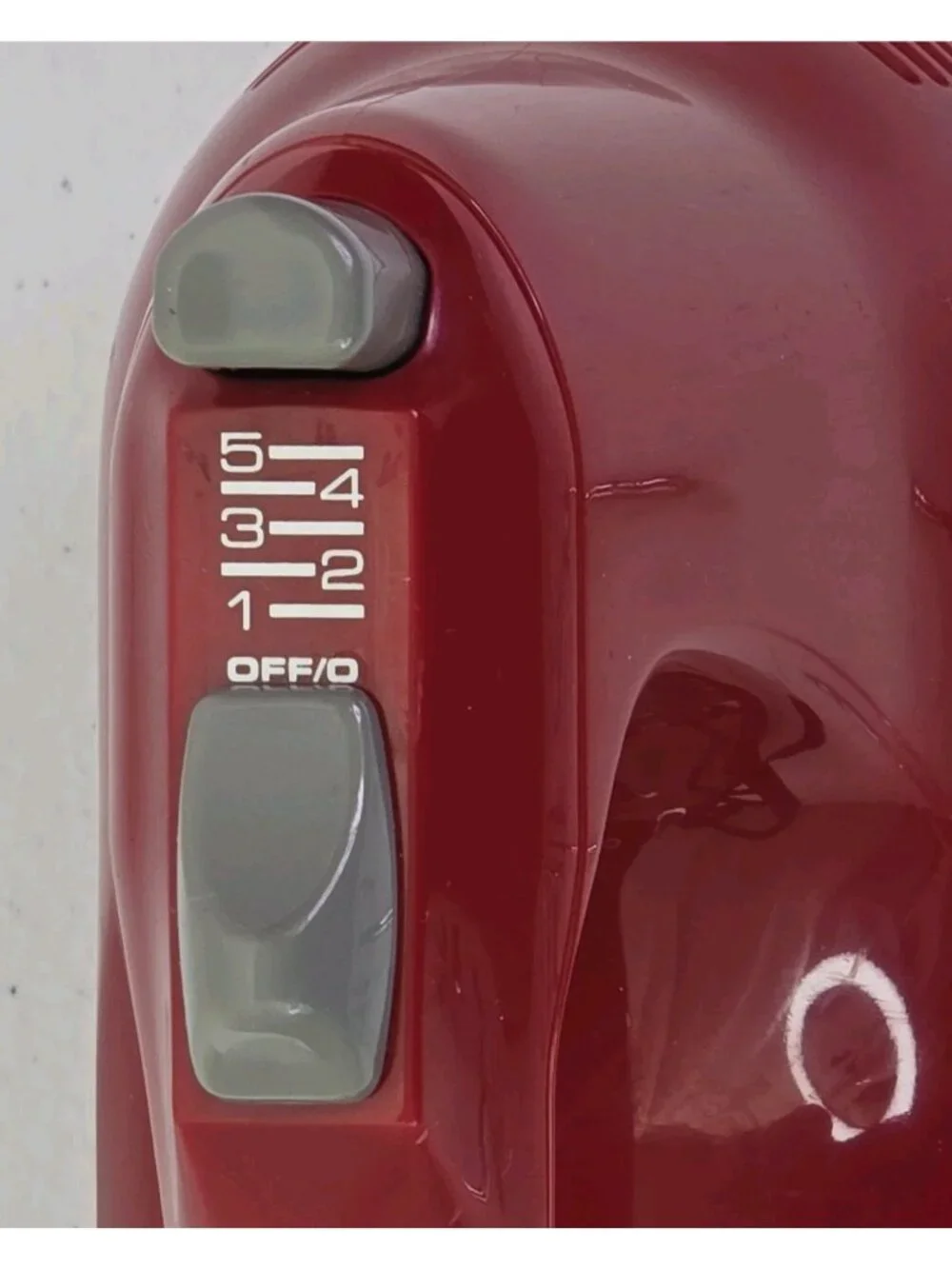 KitchenAid Red 5 Speed Lightweight Hand Mixer Model KHM5APER6